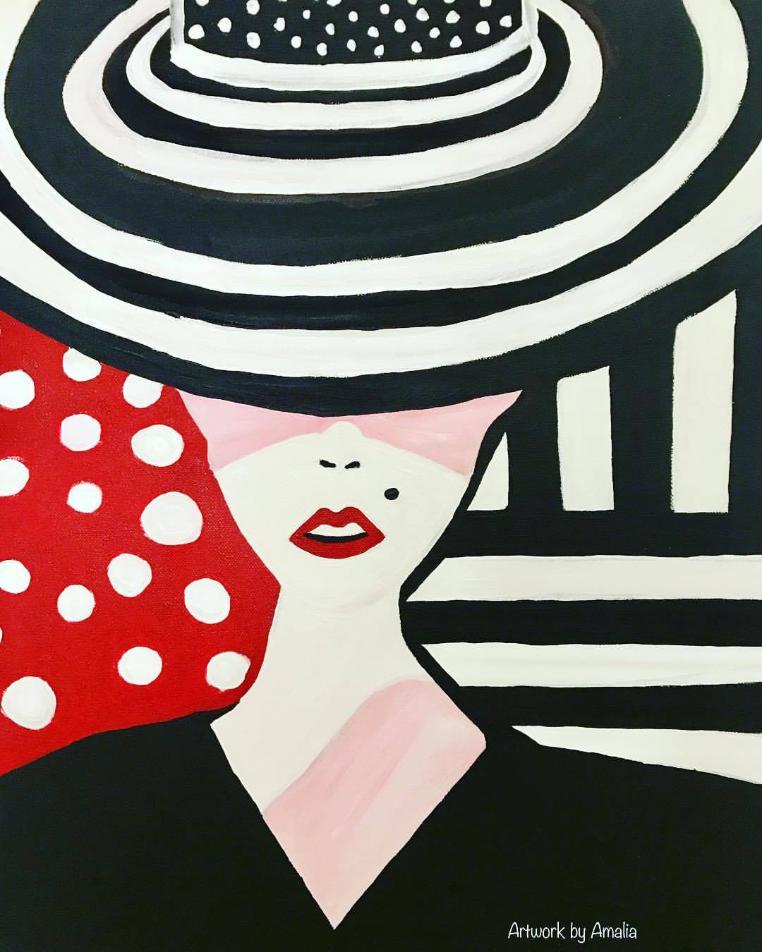Woman with hat