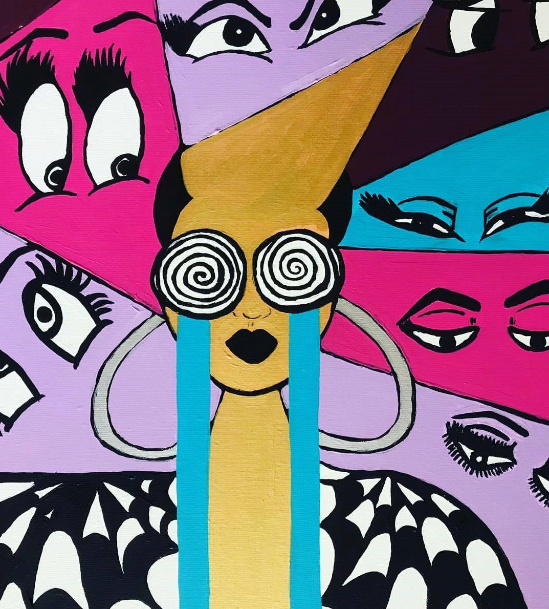Hypnosis on canvas